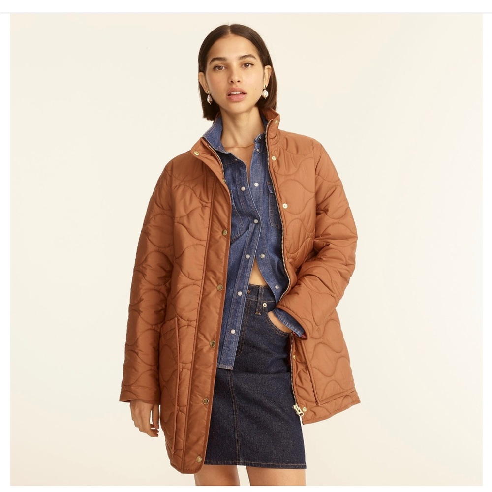J.Crew Quilted Cocoon Puffer